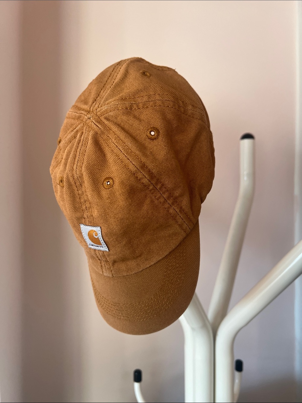 Carhartt Infant/Toddler Brown Canvas Cap with Logo Patch